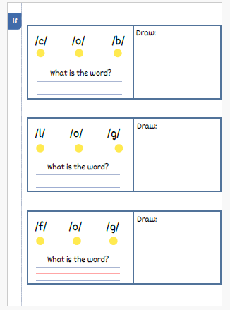 Workbook sample page