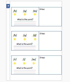 Workbook sample page