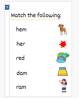 Workbook sample page