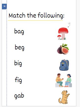 Workbook sample page