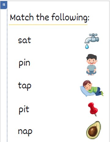 Workbook sample page